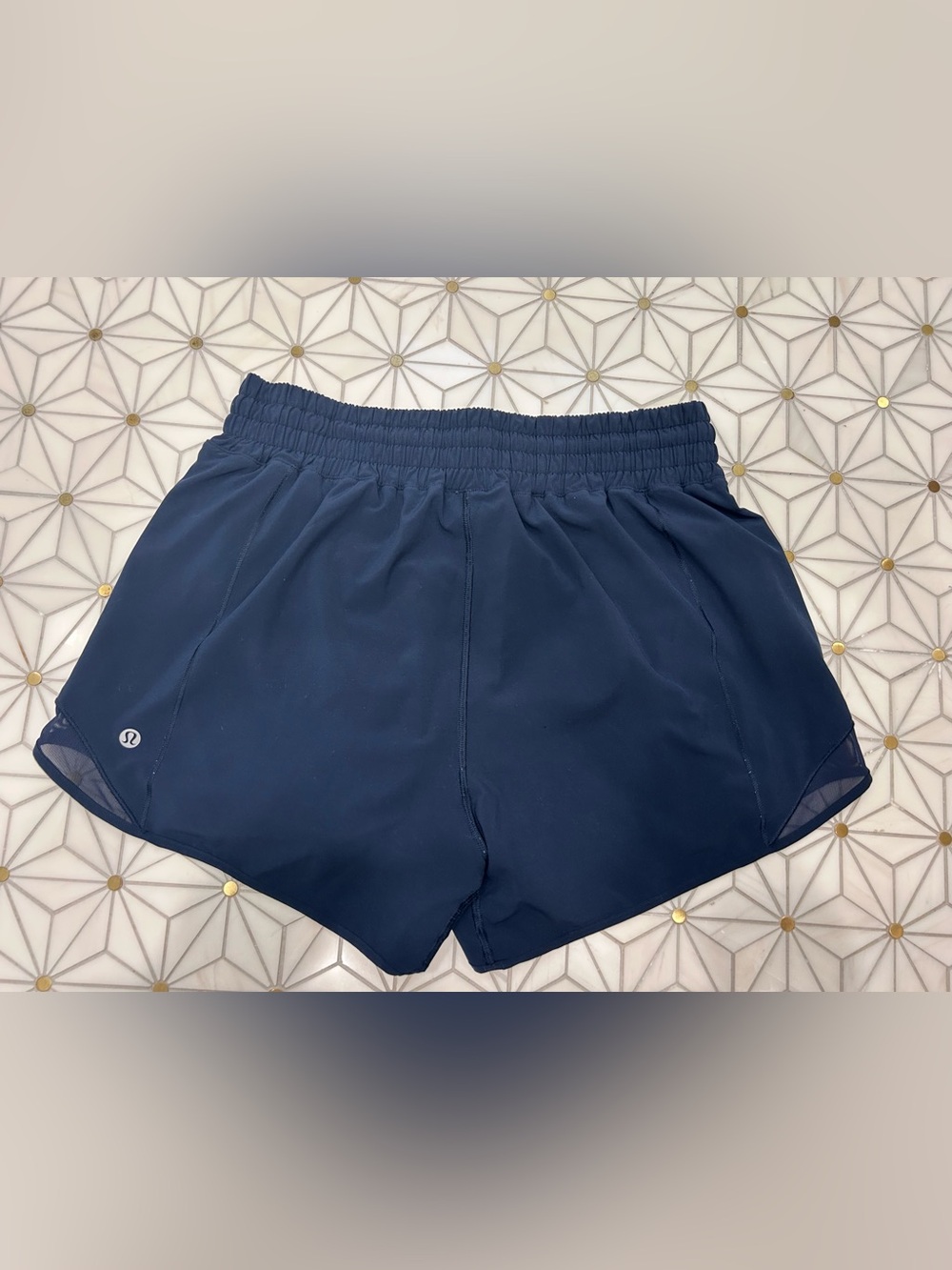 Lululemon Navy Running Shorts - Picture 2 of 9